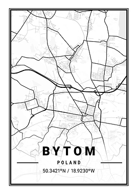 Bytom Light City Map