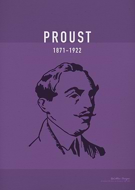 Proust Author Art