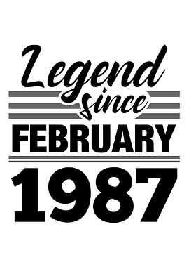 Legend Since February 1987