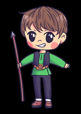 Viking boy Nordic warrior