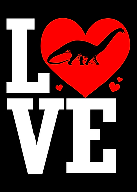 Brachiosaurus Love Dino Lo