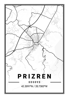 Prizren Light City Map