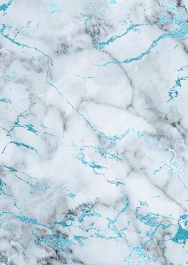 Blue Frosted Marble 06