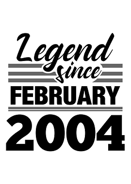 Legend Since February 2004