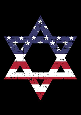 USA flag David star