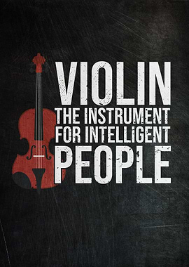 Funny Violin Poster