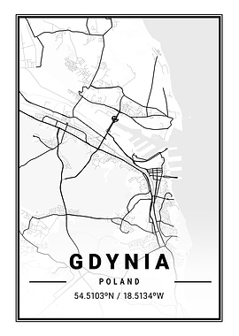 Gdynia Light City Map
