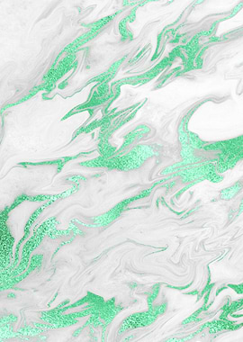 Mint Gold Marble 03