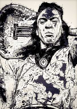 Stevie Ray Vaughan Art 5