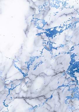 Blue Frosted Marble 05