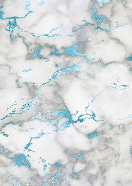 Blue Frosted Marble 02