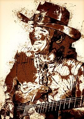 Stevie Ray Vaughan Art 8