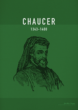 Chaucer Author Art