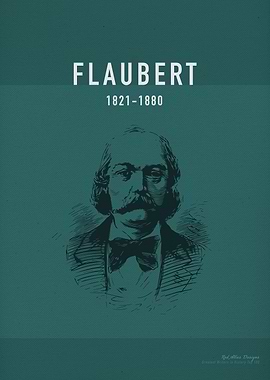 Flaubert Author Art