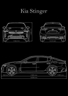 Kia Stinger 2019 Blueprint
