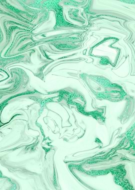 Mint Gold Marble 06