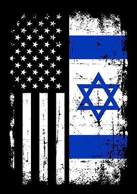 Israel USA flag