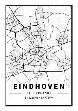 Eindhoven Light City Map