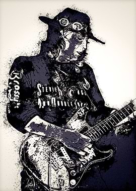 Stevie Ray Vaughan Art 6