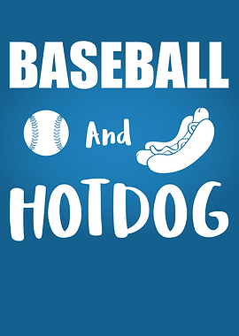Baseball and Hotdog decor
