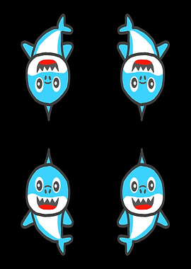 Funny Cool Shark for