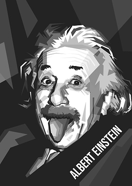 Albert Einstein Grayscale