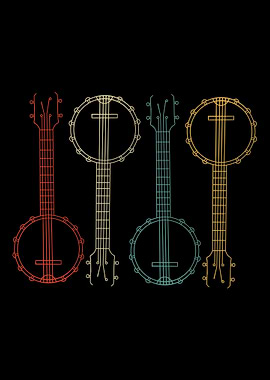 Vintage Banjo Player