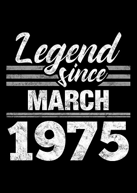 Legend Since March 1975