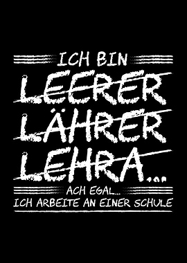 Lehrer Schule Geschenk