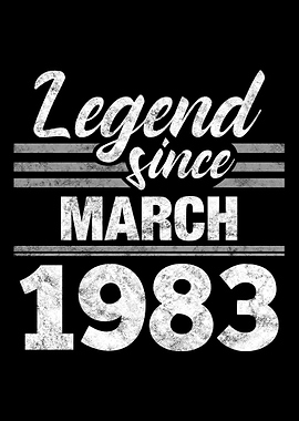 Legend Since March 1983