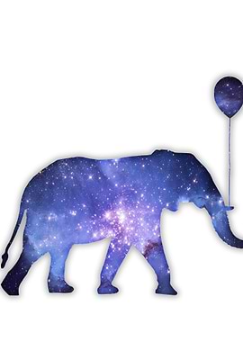 Elephant Space Balloon
