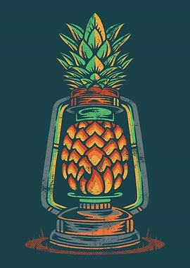 Pineapple Lamp