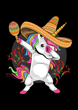 Mexican Unicorn dance