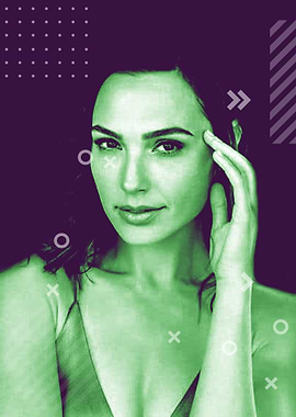Gal Gadot Duotone