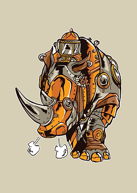 Steampunk Rhino