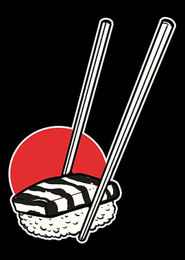 Japan Flag Sushi Foodie An