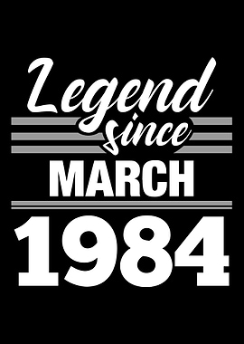 Legend Since March 1984