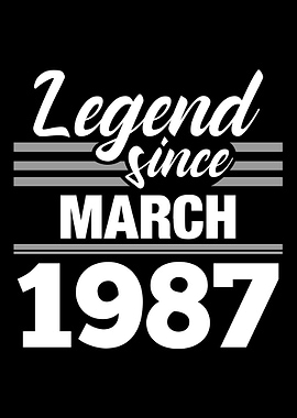 Legend Since March 1987