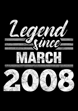 Legend Since March 2008