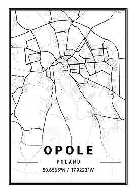 Opole Light City Map