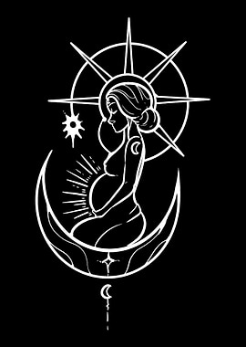 Pregnant Moon Pregnant And
