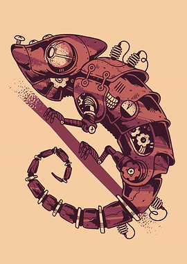 Steampunk Chameleon