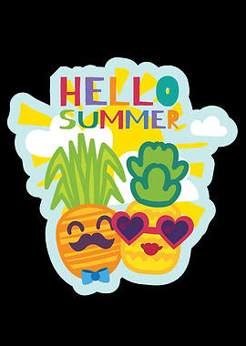 Hello Summer Pineapple