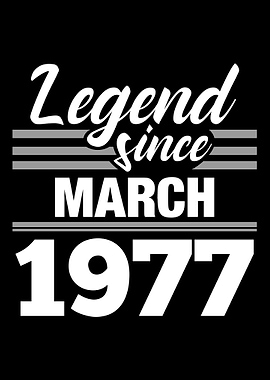 Legend Since March 1977
