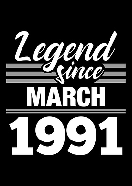 Legend Since March 1991