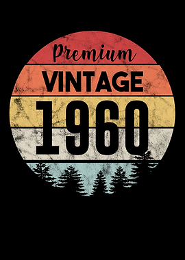 Retro 1960 Birthday Gift