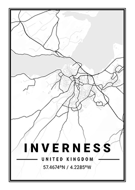 Inverness Light City Map