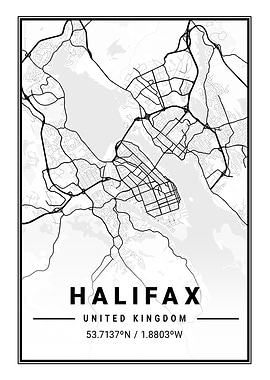 Halifax Light City Map