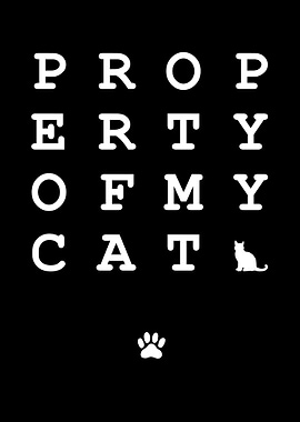 Property of my Cat