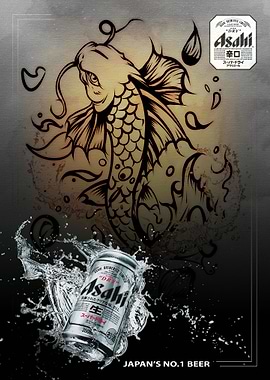 Asahi Beer Poster